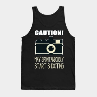 Photographer Camera Funny Saying Tank Top